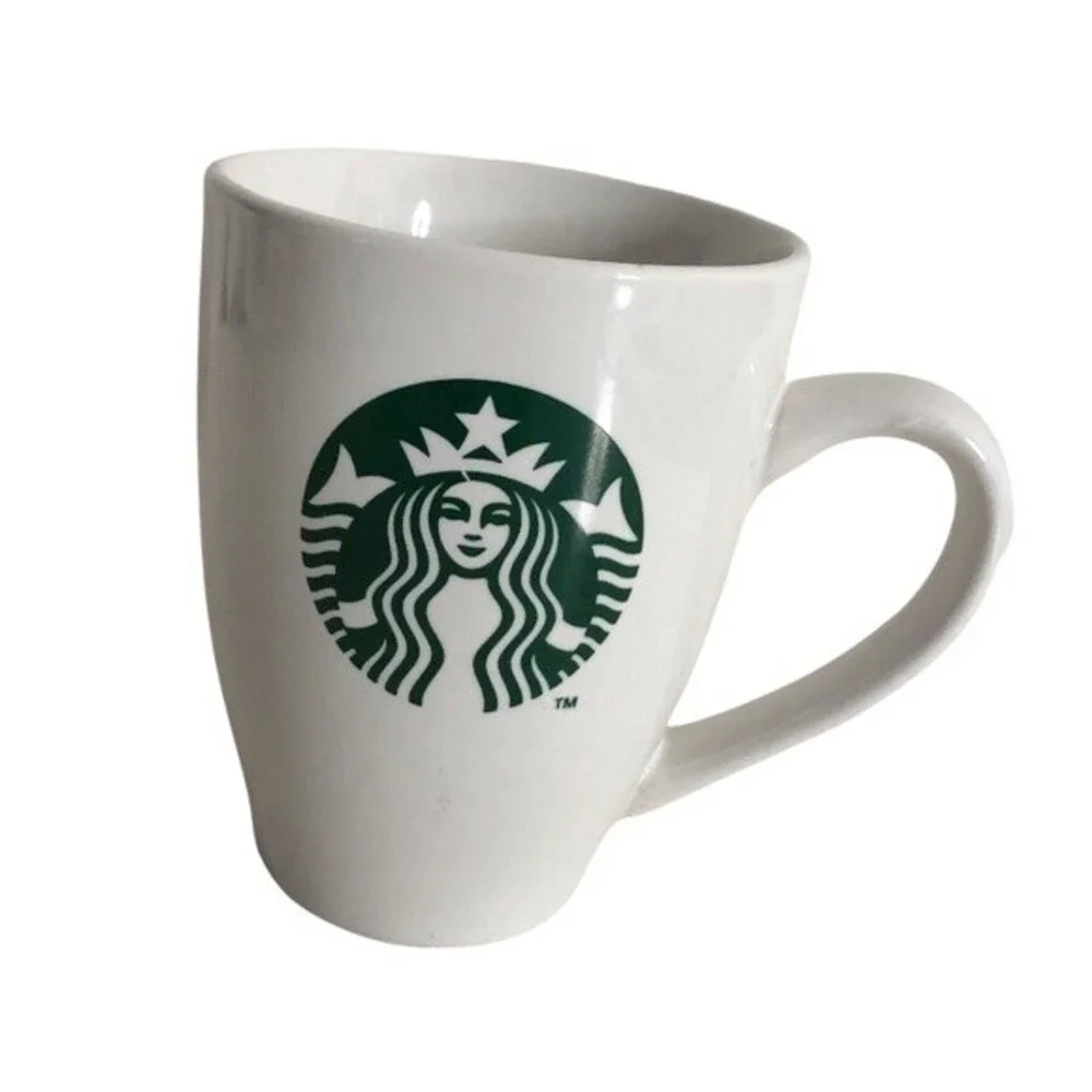 STARBUCKS Logo Mug White Ceramic 16oz Microwave Dishwasher Safe 2011